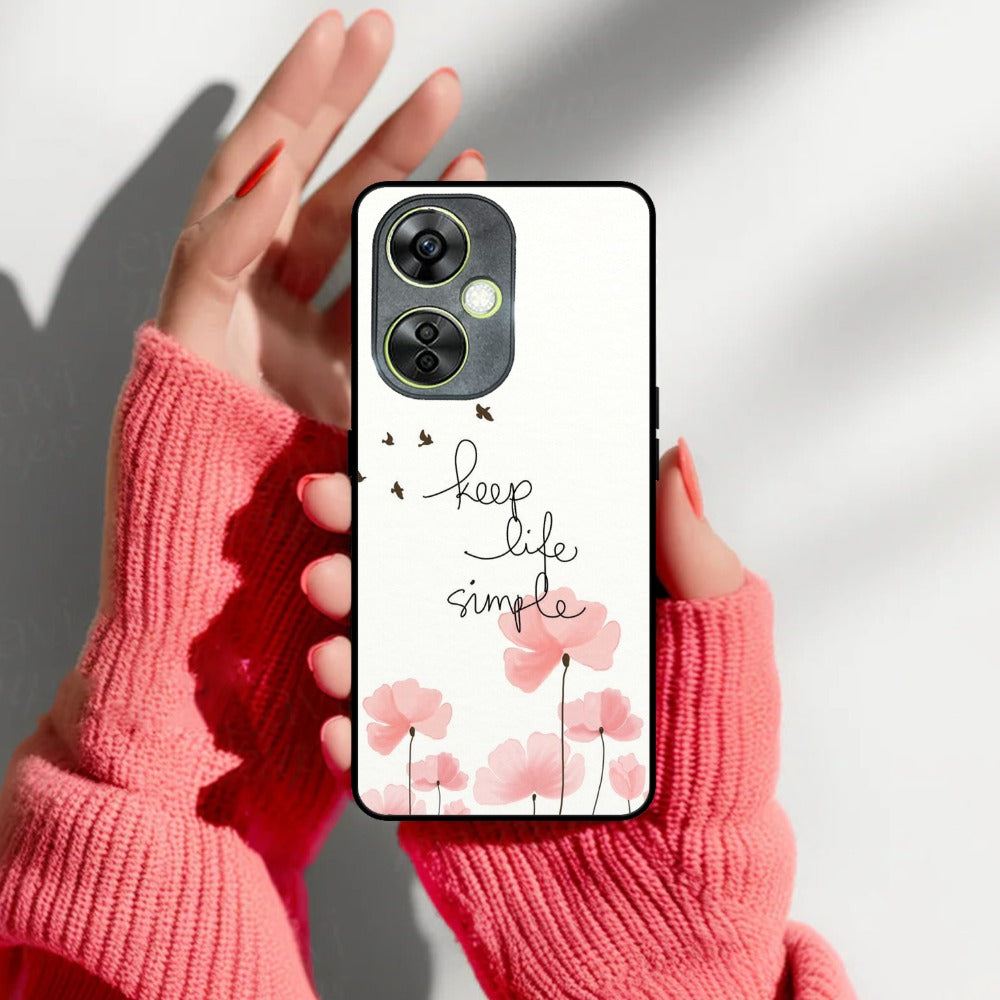 Keep Life Simple Glossy Metal Case Cover For OnePlus