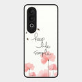 Keep Life Simple Glossy Metal Case Cover For Oneplus Nord Ce 4 5G