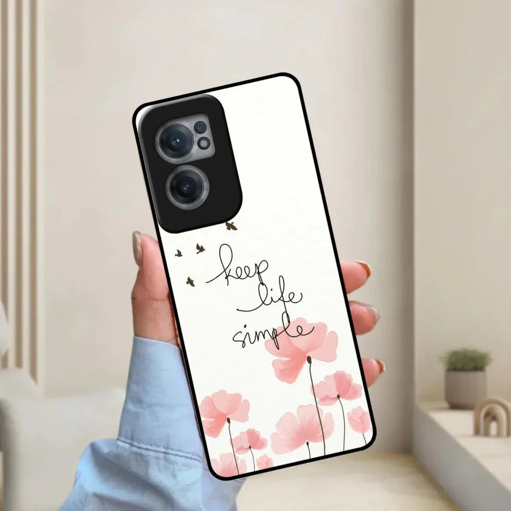 Keep Life Simple Glossy Metal Case Cover For OnePlus - ShopOnCliQ