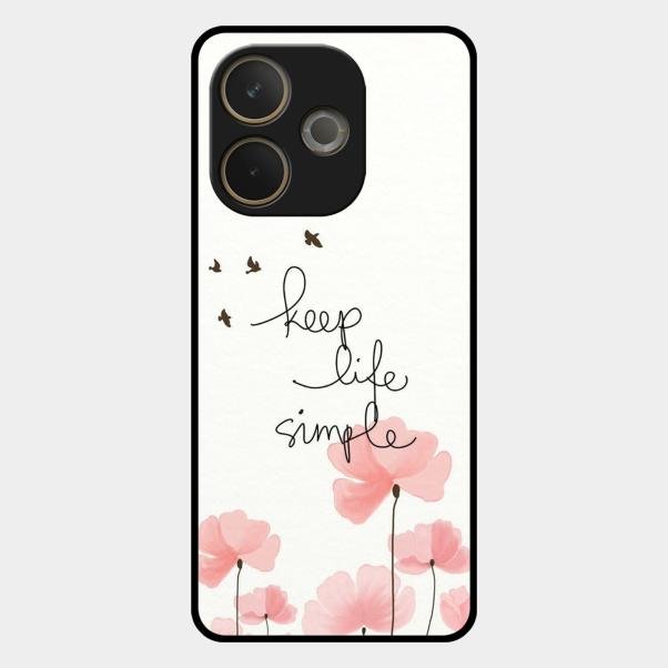 Keep Life Simple Glossy Metal Case Cover For Oppo A5 Pro 5G