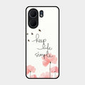 Keep Life Simple Glossy Metal Case Cover For Oppo A5X 5G