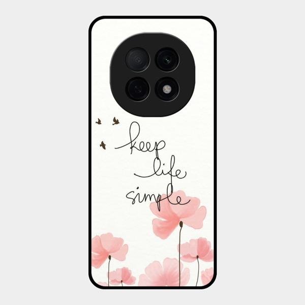 Keep Life Simple Glossy Metal Case Cover For Oppo F29 Pro 5G