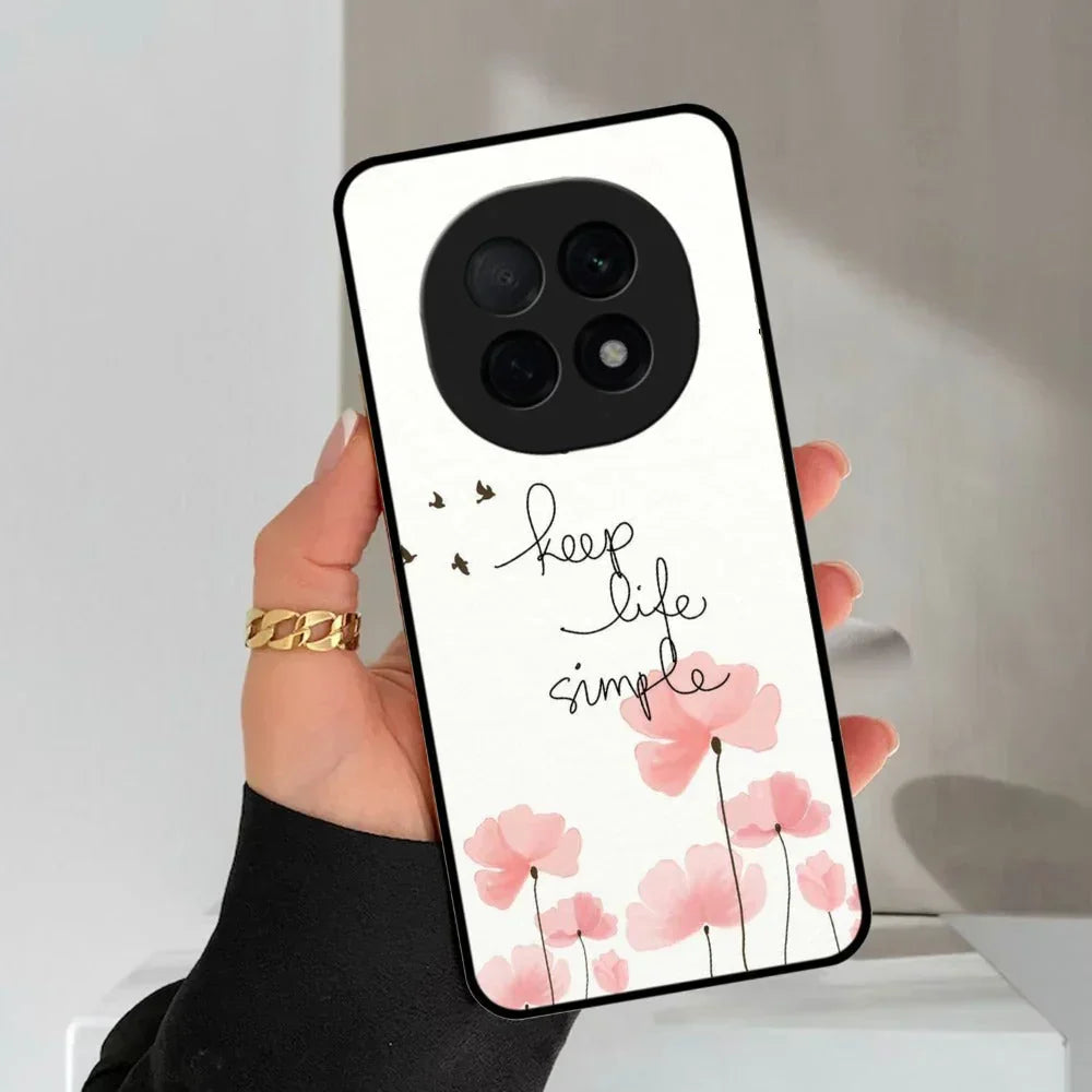 Keep Life Simple Glossy Metal Case Cover For Oppo - ShopOnCliQ