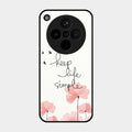 Keep Life Simple Glossy Metal Case Cover For Oppo Find X8 5G