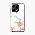 Keep Life Simple Glossy Metal Case Cover For Oppo Find X9 5G