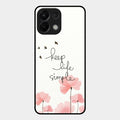 Keep Life Simple Glossy Metal Case Cover For Oppo K13 5G