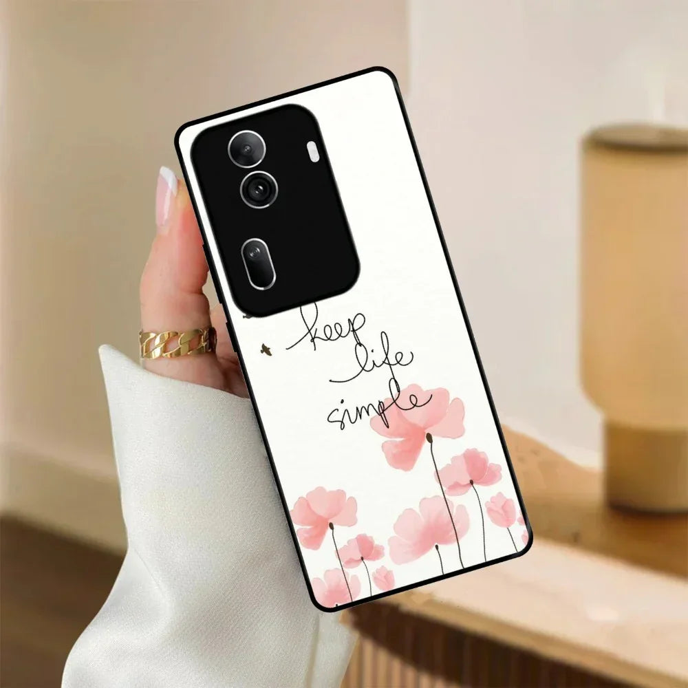 Keep Life Simple Glossy Metal Case Cover For Oppo - ShopOnCliQ