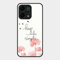 Keep Life Simple Glossy Metal Case Cover For Oppo Reno 14 5G