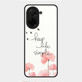 Keep Life Simple Glossy Metal Case Cover For Poco C71