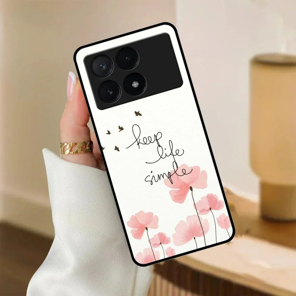 Keep Life Simple Glossy Metal Case Cover For Poco - ShopOnCliQ