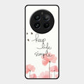 Keep Life Simple Glossy Metal Case Cover For Realme 12 Pro Plus 5G