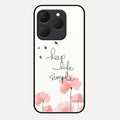 Keep Life Simple Glossy Metal Case Cover For Realme 15T 5G