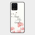 Keep Life Simple Glossy Metal Case Cover For Realme 8 Pro