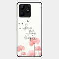 Keep Life Simple Glossy Metal Case Cover For Realme C53