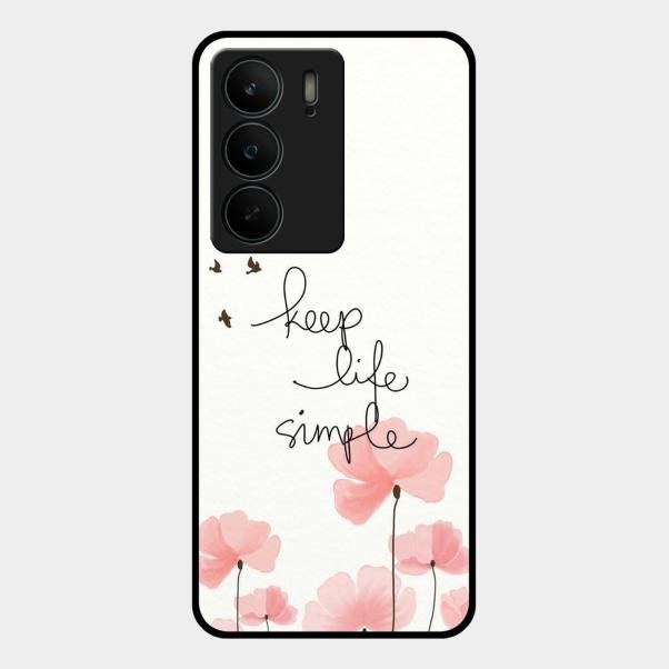 Keep Life Simple Glossy Metal Case Cover For Realme C75 5G