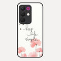 Keep Life Simple Glossy Metal Case Cover For Realme C85 5G