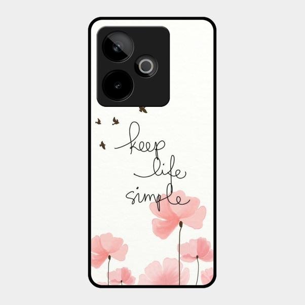 Keep Life Simple Glossy Metal Case Cover For Realme Gt 7 5G