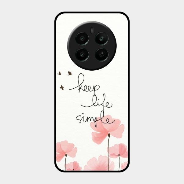 Keep Life Simple Glossy Metal Case Cover For Realme P1 5G