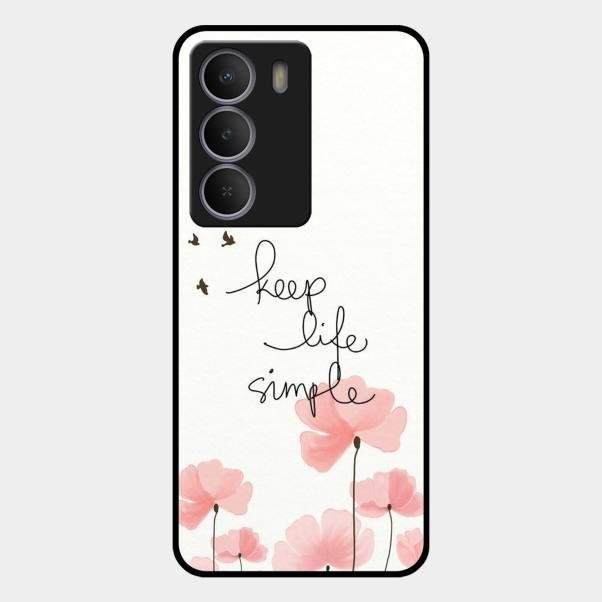 Keep Life Simple Glossy Metal Case Cover For Realme P3 Lite 5G