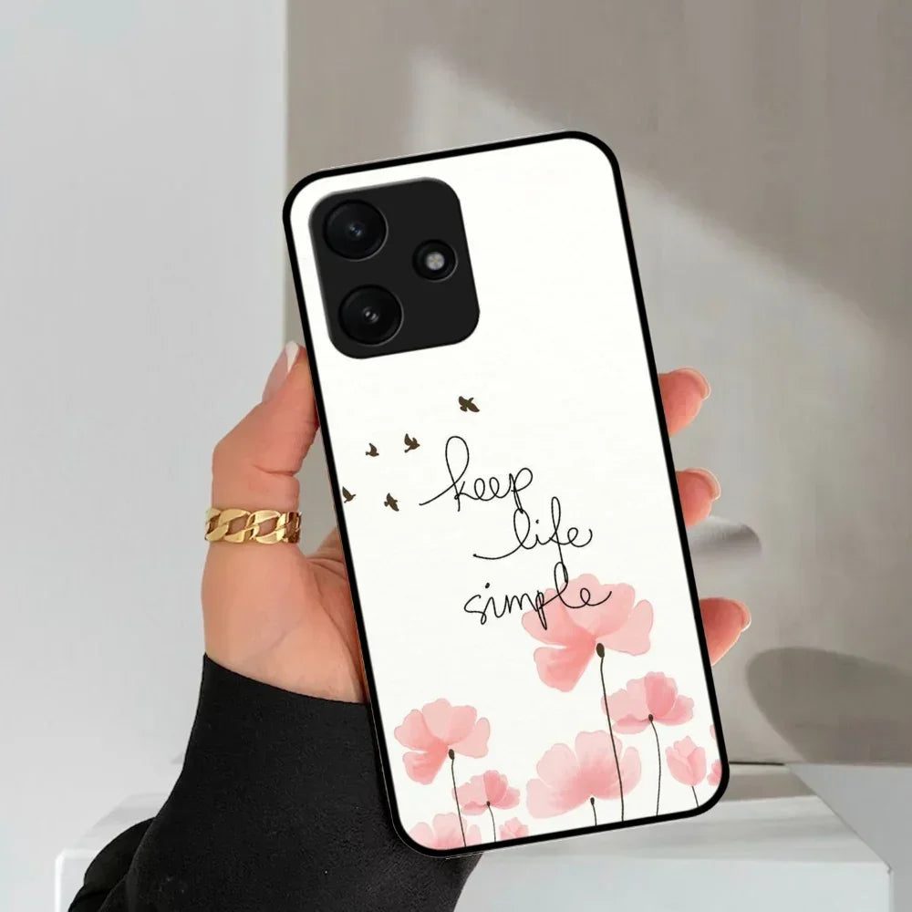 Keep Life Simple Glossy Metal Case Cover For Poco - ShopOnCliQ