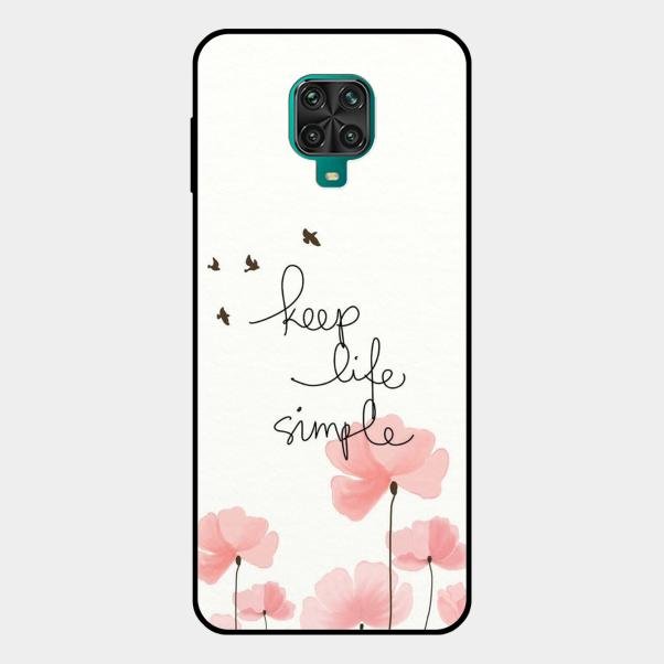Keep Life Simple Glossy Metal Case Cover For Redmi Note 10 Lite