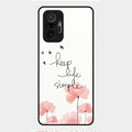 Keep Life Simple Glossy Metal Case Cover For Redmi Note 10 Pro Max