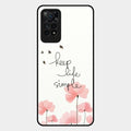 Keep Life Simple Glossy Metal Case Cover For Redmi Note 11 Pro 5G