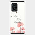 Keep Life Simple Glossy Metal Case Cover For Redmi Note 12 Pro Plus 5G