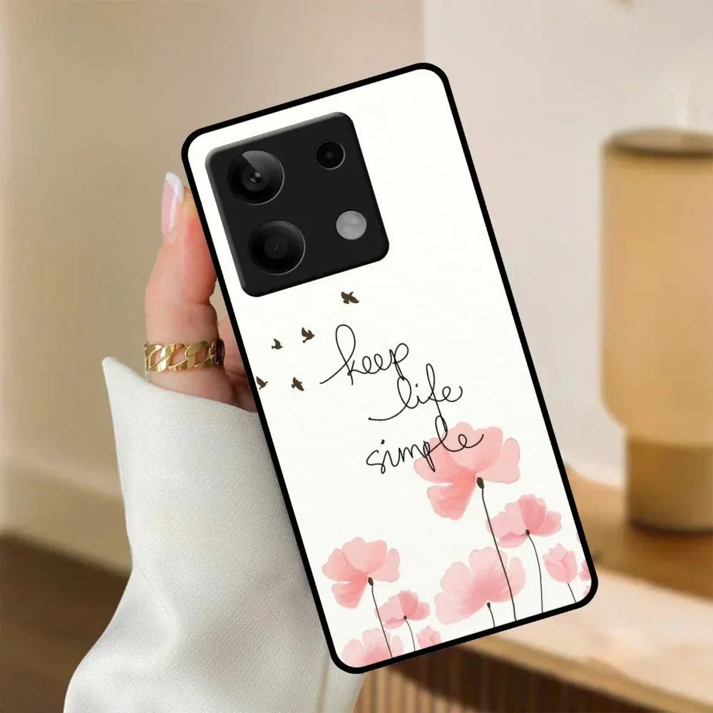 Keep Life Simple Glossy Metal Case Cover For Redmi - ShopOnCliQ