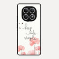 Keep Life Simple Glossy Metal Case Cover For Redmi Note 15 5G
