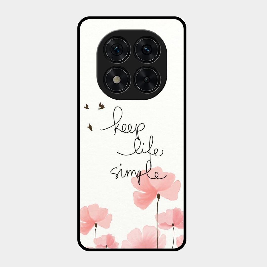 Keep Life Simple Glossy Metal Case Cover For Redmi Note 15 Pro Plus 5G