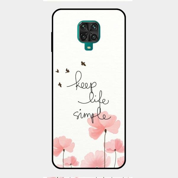Keep Life Simple Glossy Metal Case Cover For Redmi Note 9 Pro