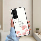 Keep Life Simple Glossy Metal Case Cover For Samsung - ShopOnCliQ