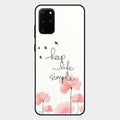Keep Life Simple Glossy Metal Case Cover For Samsung Galaxy S20 Plus