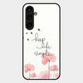 Keep Life Simple Glossy Metal Case Cover For Samsung Galaxy S23 Fe 5G
