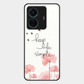 Keep Life Simple Glossy Metal Case Cover For Vivo T1 Pro 5G