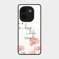 Keep Life Simple Glossy Metal Case Cover For Vivo T3 Pro 5G
