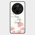 Keep Life Simple Glossy Metal Case Cover For Vivo T4 5G