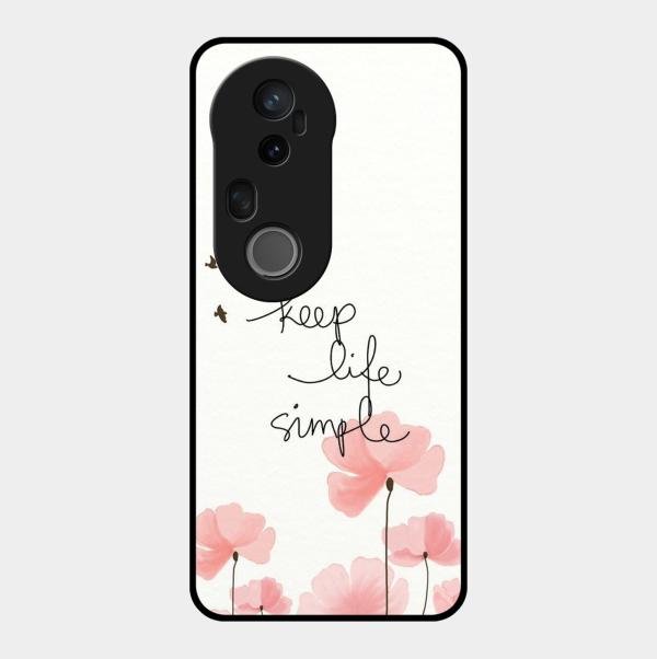 Keep Life Simple Glossy Metal Case Cover For Vivo T4 Ultra 5G