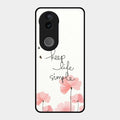 Keep Life Simple Glossy Metal Case Cover For Vivo T4R 5G