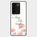Keep Life Simple Glossy Metal Case Cover For Vivo V27 Pro 5G