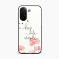 Keep Life Simple Glossy Metal Case Cover For Vivo V60e 5G