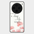 Keep Life Simple Glossy Metal Case Cover For Vivo X100 5G