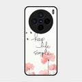Keep Life Simple Glossy Metal Case Cover For Vivo X200 5G