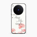 Keep Life Simple Glossy Metal Case Cover For Vivo X300 5G