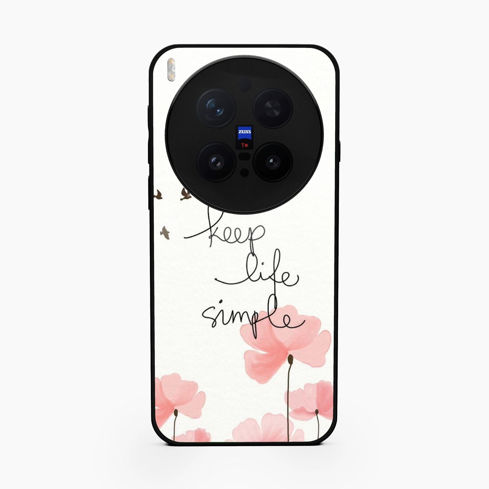 Keep Life Simple Glossy Metal Case Cover For Vivo X300 Pro 5G