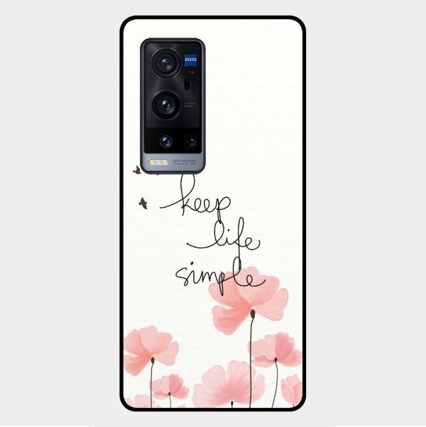 Keep Life Simple Glossy Metal Case Cover For Vivo X60 Pro Plus 5G
