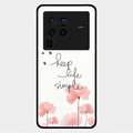 Keep Life Simple Glossy Metal Case Cover For Vivo X80 Pro 5G