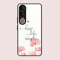 Keep Life Simple Glossy Metal Case Cover For Vivo Y31 5G