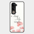 Keep Life Simple Glossy Metal Case Cover For Vivo Y400 5G